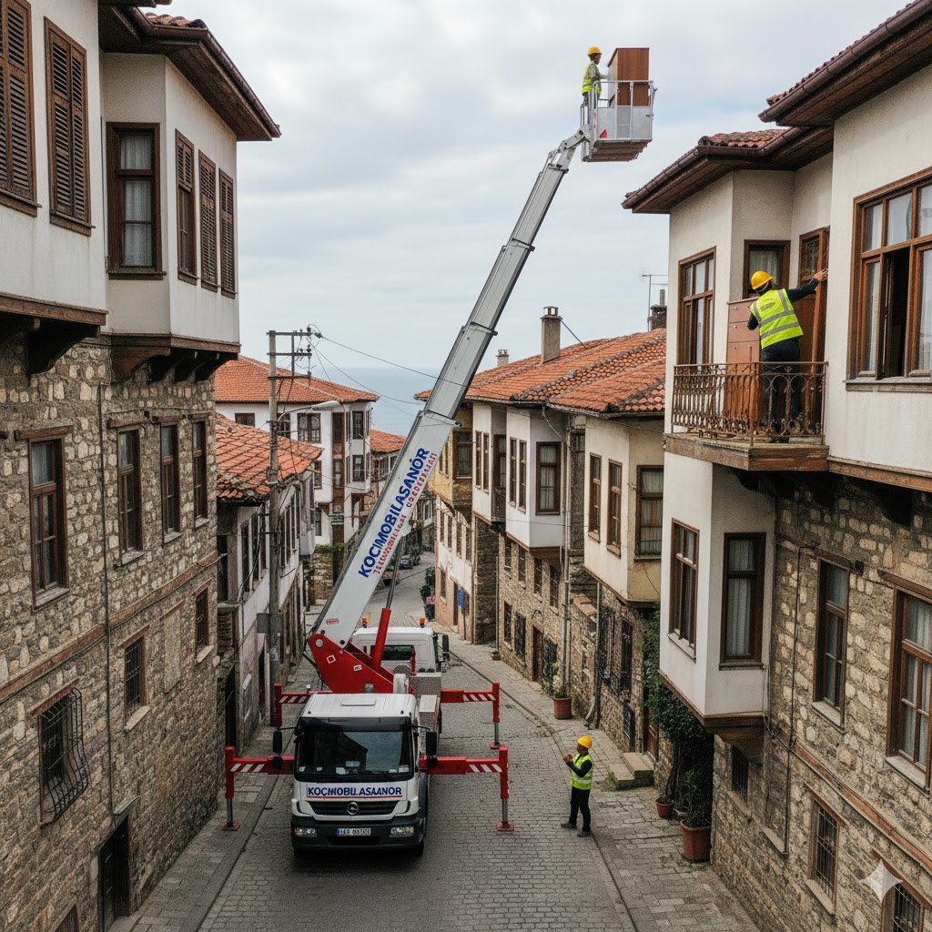 Dar Alanlarda Mobil Asansör Kullanımı