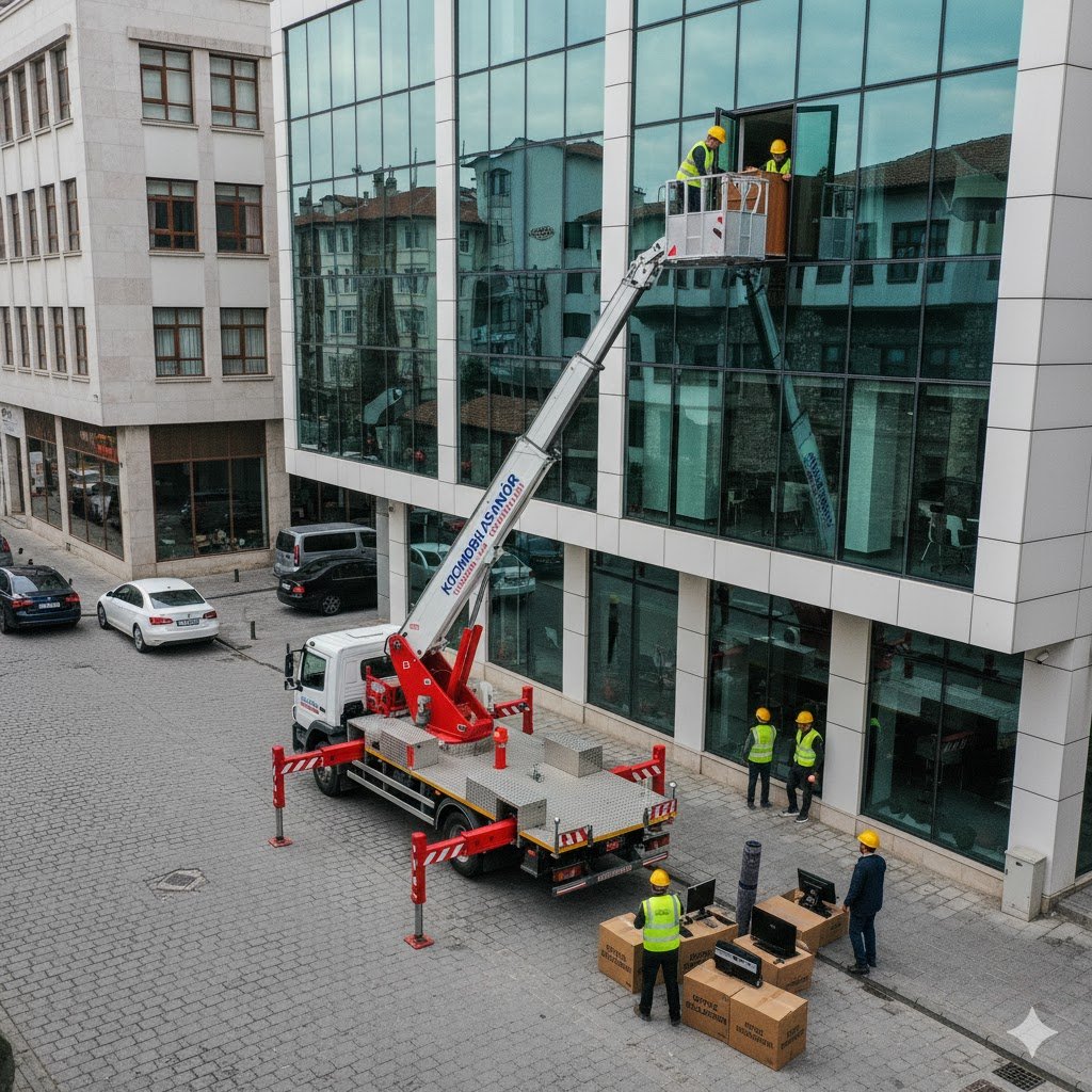 Ofis Taşımalarında Mobil Asansör Kullanımı